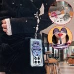 كفر جليتر بأرنب ستاند ومراية وسلسلة لؤلؤ لريدمي Note 15 - موبايل كراج 5