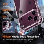 💎 Strong Clear Shockproof Case for iPhone 18 Pro and 17 Pro