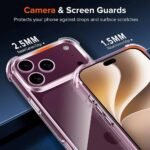 💎 Strong Clear Shockproof Case for iPhone 18 Pro and 17 Pro