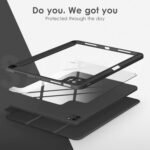 ✏️ iPad Pro 11 & Air Case with Clear Back and Pencil Holder