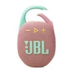 سبيكر JBL Clip 5 المحمول بالبلوتوث باللون الوردي