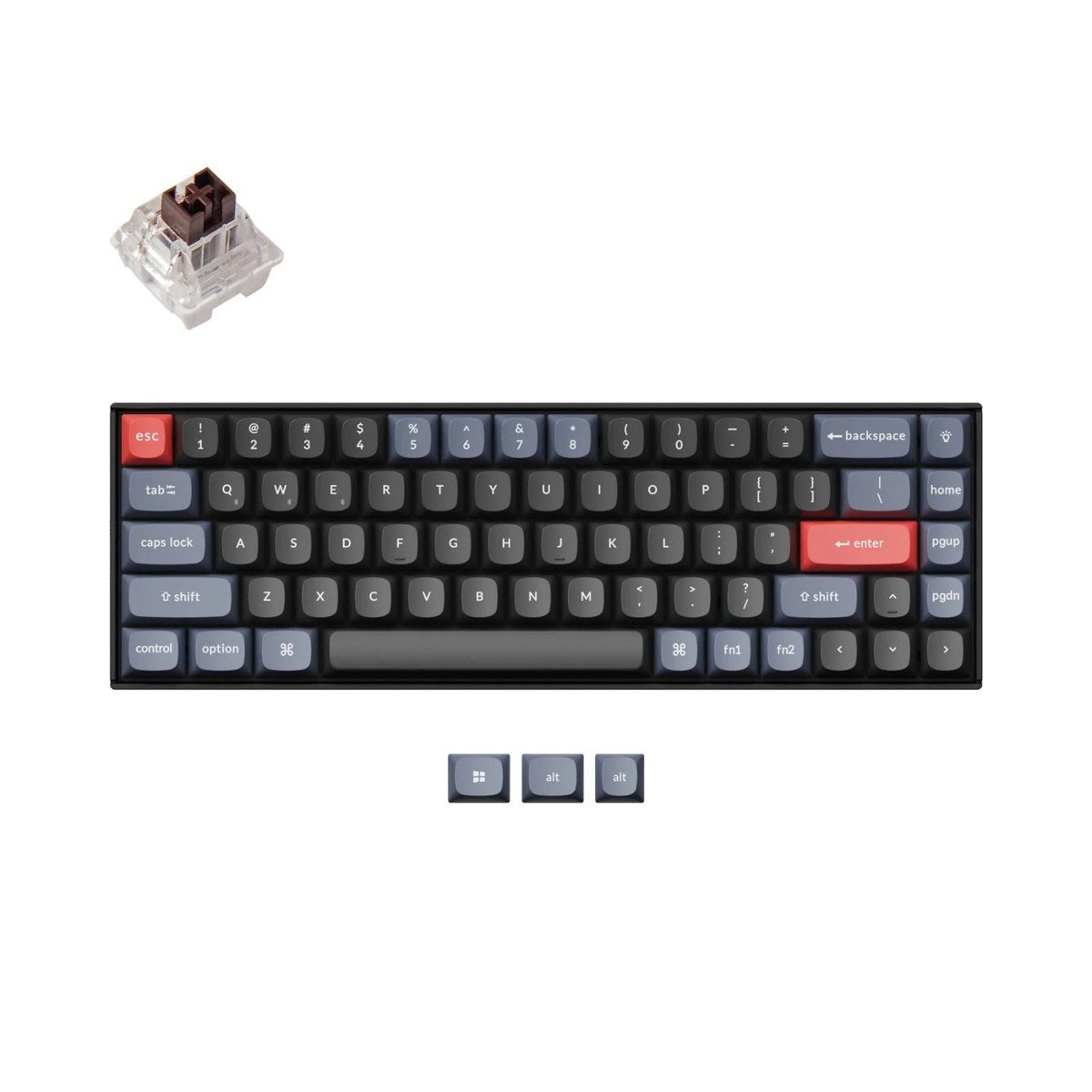 ⌨️ كيبورد كيكرون K6 Pro الميكانيكي 68 زر بإطار ألمنيوم RGB سويتش بني كيبورد Keychron K6 Pro الميكانيكي بـ68 زر وإطار ألمنيوم وإضاءة RGB بسويتشات بني