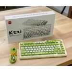 ⌨️ KZZI Moment K75 Pro Linear Switch RGB Tri-Mode Hot-Swap Keyboard Lemon Green