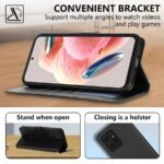 👛 Leather Wallet Case with Card Slots and Stand for Redmi
