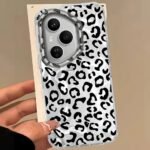 🐆 Wavy Shimmer Leopard Case for Honor