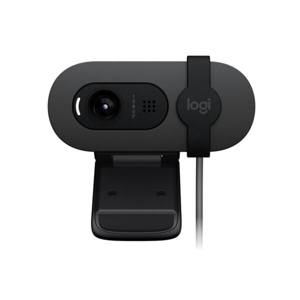 كاميرا الويب Logitech Brio 105 بدقة 1080p باللون الجرافيت