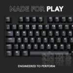 كيبورد الألعاب الميكانيكي Logitech G413 TKL SE بأحرف عربية باللون الأسود - صورة 3