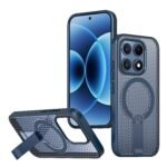 🧲 Magnetic Stand Case with Dotted Back for Xiaomi