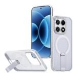 🧲 Magnetic Stand Case with Dotted Back for Xiaomi