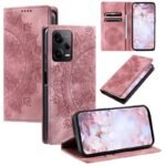 🌸 Mandala Leather Wallet Case for Redmi
