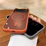 🧲 Matte MagSafe Case with Metal Lens Frame for iPhone