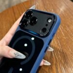 🧲 Matte MagSafe Case with Metal Lens Frame for iPhone