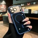 🧲 Matte MagSafe Case with Metal Lens Frame for iPhone