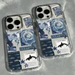 🐬 Clear Ocean and Summer Collage Case for iPhone