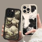 🌹 Painted Flowers Silicone Case for Samsung Galaxy