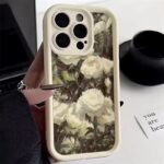 🌹 Painted Flowers Silicone Case for Samsung Galaxy