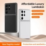 كفر جلد فاخر بإطار معدني لهونر 200 Lite - موبايل كراج 5