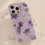 🪼 Shimmer Purple Jellyfish Case for Samsung Galaxy