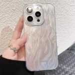 🪩 Silver Laser Shimmer Case for Redmi