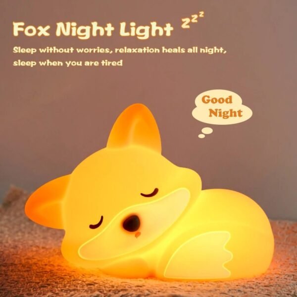 🦊 Sleeping Fox Night Light