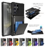 💳 Protective Case with Sliding Card Holder for Samsung Galaxy