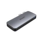 علبة Unitek S1224A لهارد M.2 NVMe بمنفذين USB-A للبلايستيشن 5 - صورة 2
