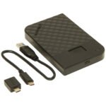 🔐 Verbatim 2TB Fingerprint Secure USB 3.2 Gen1 USB-C Portable Hard Drive Black VER-53651