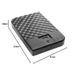 🔐 Verbatim 2TB Fingerprint Secure USB 3.2 Gen1 USB-C Portable Hard Drive Black VER-53651