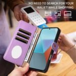 كفر محفظة جلد بسحاب ومراية وحزام كتف لريدمي - موبايل كراج 5