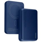 باور بنك Porodo Bluvora المغناطيسي MagSafe بسعة 10000mAh وقوة 20W باللون الأزرق