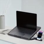 قاعدة تبريد اللابتوب Porodo Gaming بثماني مراوح باللون الأسود - صورة 3
