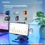 🔌 Porodo MiniLink Transparent OTG Adapter USB-C / Micro USB / Lightning / Memory Card Grey