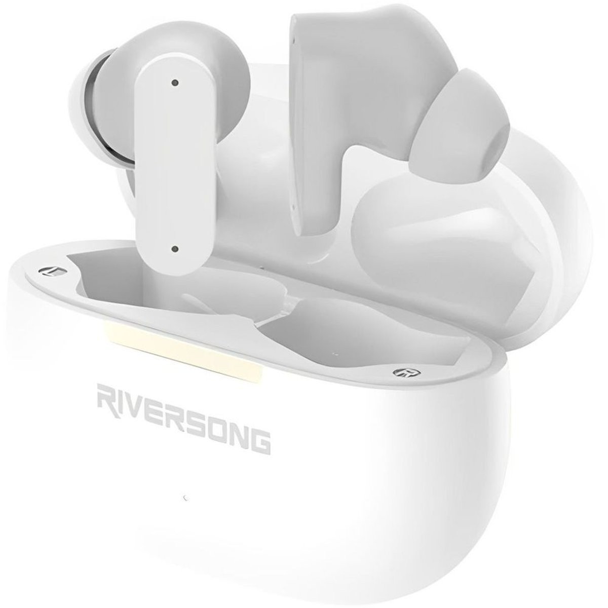 🎧 سماعة Riversong Utopia H7 بعزل ضوضاء ANC بيضاء سماعة Riversong Utopia H7 اللاسلكية بعزل الضوضاء باللون الأبيض