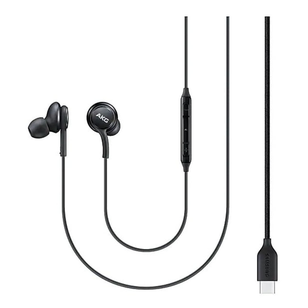 🎧 سماعة سامسونج السلكية Type-C بصوت AKG سوداء سماعة Samsung السلكية بمنفذ Type-C بصوت AKG باللون الأسود