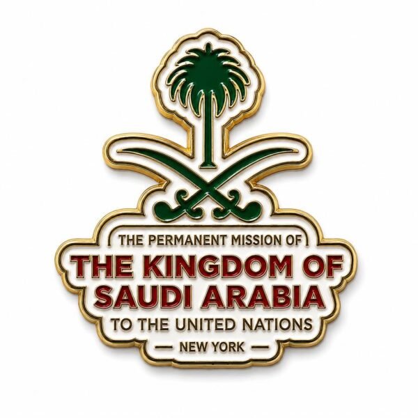🇸🇦 Saudi Arabia UN Mission Metal Sticker