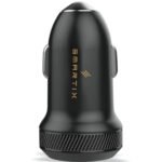 شاحن السيارة Smartix Premium بمنفذي USB-C PD باللون الأسود - صورة 3