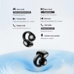 سماعة UGREEN HiTune S3 اللاسلكية باللون الأسود مع علبة الشحن - صورة 3