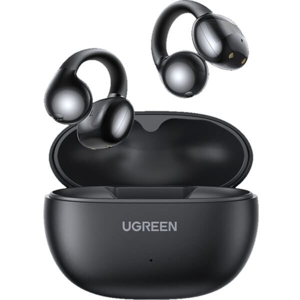 سماعة UGREEN HiTune S3 اللاسلكية باللون الأسود مع علبة الشحن