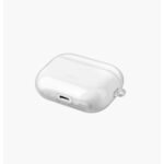 كفر UNIQ Glase الشفاف اللامع لعلبة AirPods الجيل الثالث مع حلقة تعليق من الألمنيوم - صورة 3