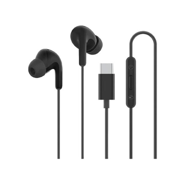 سماعة Xiaomi السلكية بمنفذ Type-C باللون الأسود موديل M2413E1
